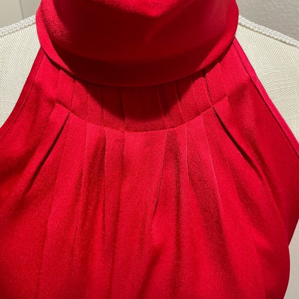 Michael Kors made in Italy sleeveless red top.  Stunningly beautiful - Picture 10 of 13